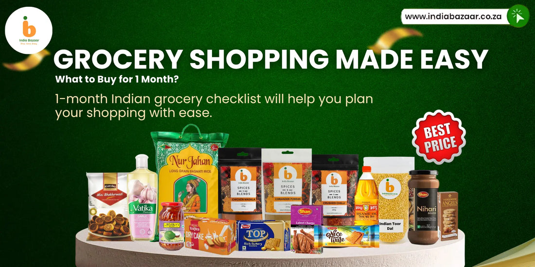 Grocery Shopping Made Easy: What to Buy for 1 Month?