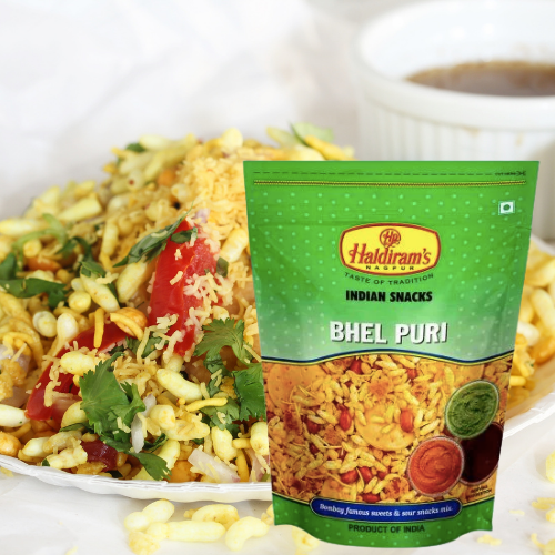 Instant Bhel Puri Recipe With Haldiram Bhel Puri Kit