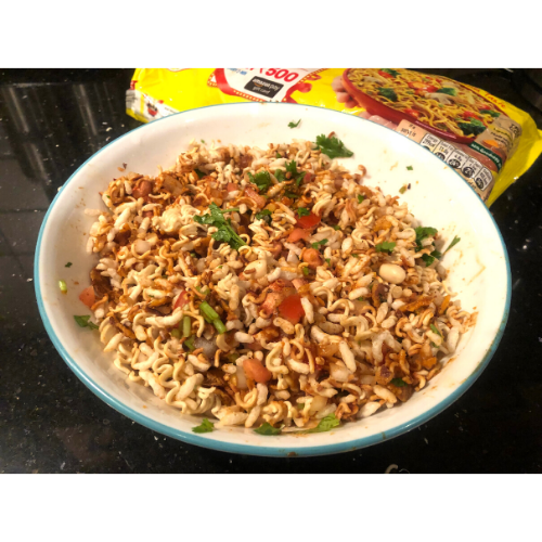 Maggi Bhel Chat - 10 Minutes Indian Snacks Recipe