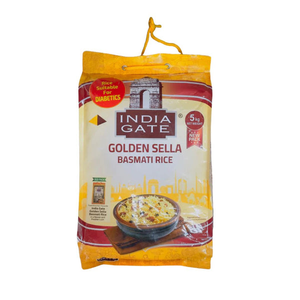 India Gate Parboiled Basmati Rice Golden Sella