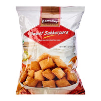 Kemchho Sweet Fried Dough Bites / Sakkarpara (Mitha Shankarpali) | 270g - Crispy Diamond-Cut Fried Flour Snacks | Traditional Sweet & Crunchy Gujarati Farsan, Perfect Ready-to-Eat Festive Teatime Nibbles | South Africa | India Bazaar