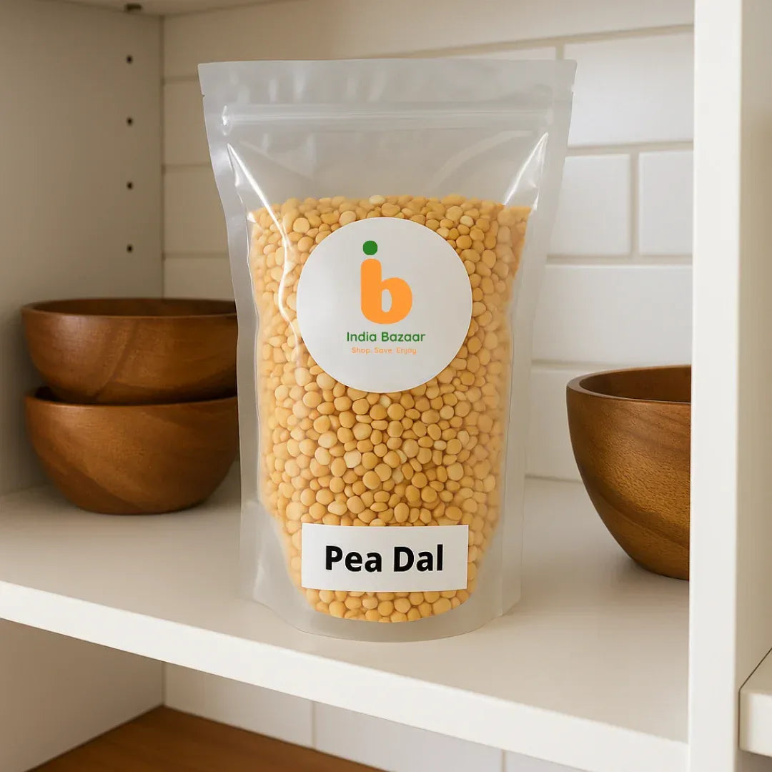 IB Split Pea Dal (Yellow Matar Dal Bulk Pack) | 5kg - Family Value Pack for Comforting Dals, Soups & Curries, Protein-Rich Staples | South Africa | India Bazaar