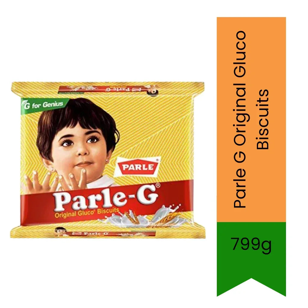 Parle G Original Gluco Biscuits | 799g, Parle G Biscuits, Tea Time Biscuits, Indian Biscuits, Family Pack Biscuits, India Bazaar South Africa.