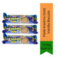 Parle Kreams Gold Vanilla Cream Biscuits (Vanilla Malai Biscuit) | 75.06g (Pack of 3) - Smooth Sweet Vanilla Sandwich Cookie for School Snacks & Treats, Crispy Golden Outer Layer | South Africa | India Bazaar