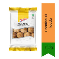 Charliee Sesame Seed Sweet Balls / Til Laddu | 200g - Crunchy Sweet & Chewy Sesame Jaggery Treats, Traditional Winter Energy Snack | South Africa | India Bazaar