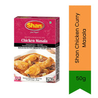 Shan Chicken Curry Spice Mix (Murgh Masala) | 50g - Classic Curry Masala for North Indian Chicken Gravy & Weekly Meal Prep, Rich Spicy Flavor | South Africa | India Bazaar