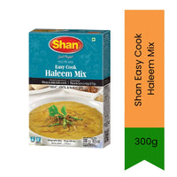 Shan Easy Cook Haleem Mix Slow-Cooked Meat & Lentil Stew | 300g - Thick Savoury & Spiced Porridge-Style Grain Mix, Quick Traditional Indian Meal Solution | South Africa | India Bazaar