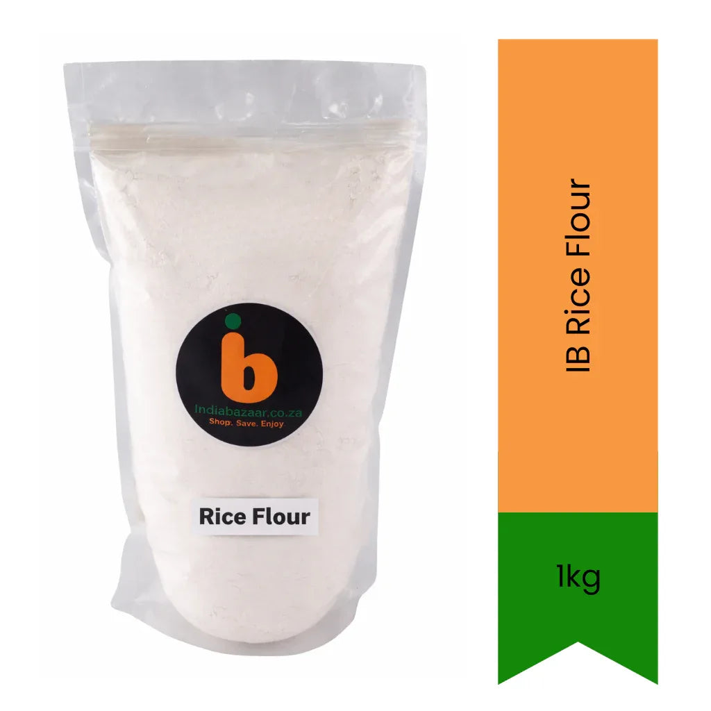 IB Rice Flour 1kg | Best Value, Fine Texture & Gluten Free | Perfect for Baking, Frying & Cooking | South Africa | India Bazaar