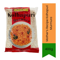 Mother's Recipe Kolhapuri Murmura Crunchy Puffed Rice (Kolhapuri Mamra) | 400g - Premium Firm Puffed Rice for Spicy Maharashtrian Bhadang Snacks, Roast Sukha Bhel & Diet Crisps | South Africa | India Bazaar