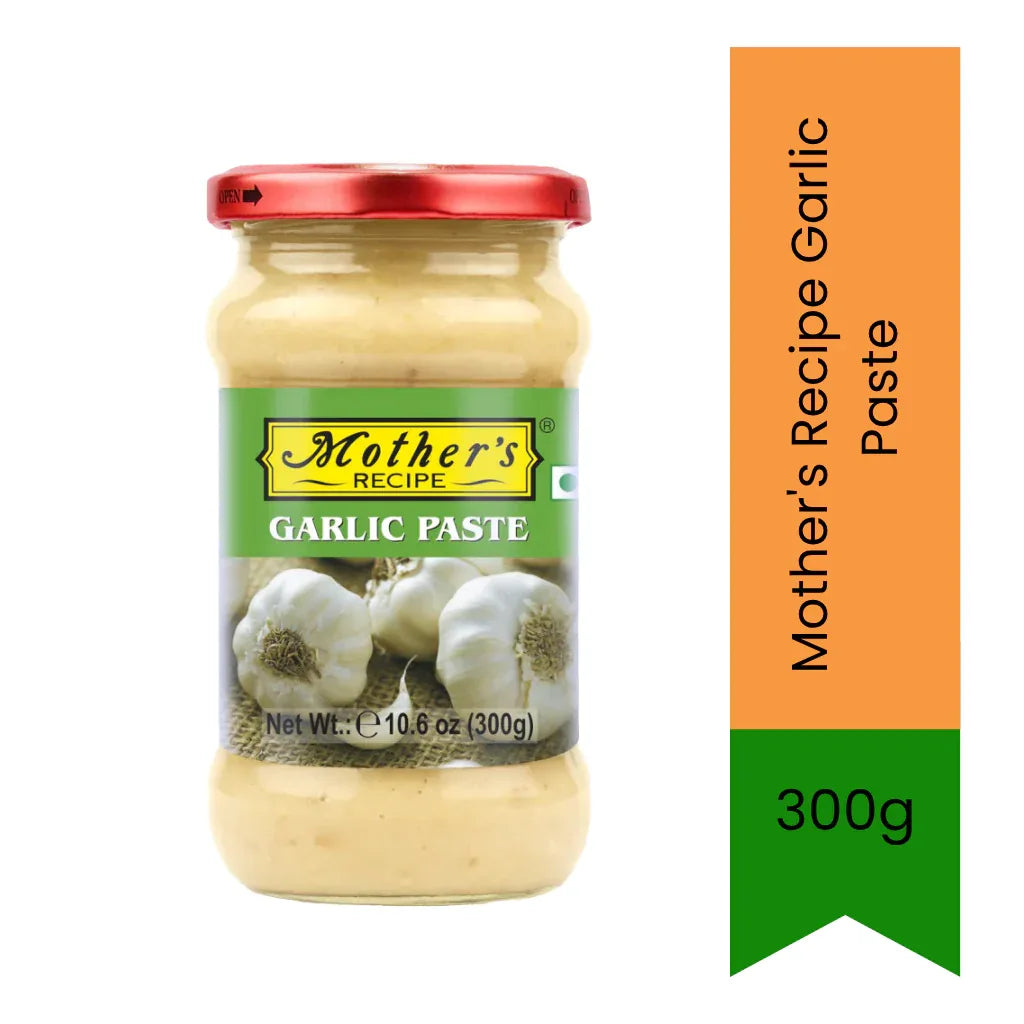 Mother’s Recipe Garlic Paste 300g | Fresh Garlic Flavour for Marinades, Stir-Fries, Pasta & Sauces | Bold, Savoury Cooking Base | South Africa | India Bazaar
