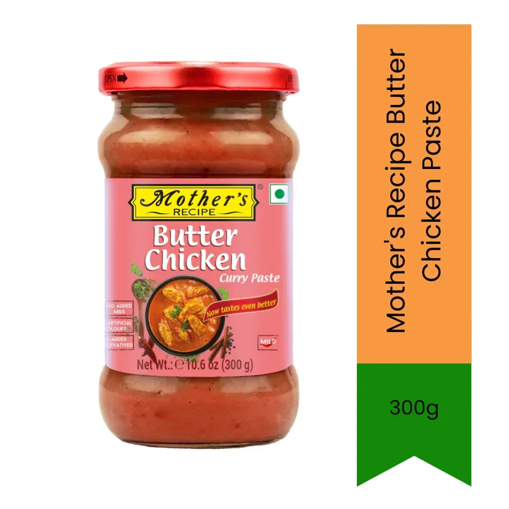 Mother’s Recipe Creamy Tomato Chicken Curry Paste / Butter Chicken 300g | Rich, Mild & Buttery | Perfect for Chicken, Pasta & Rice | South Africa | India Bazaar