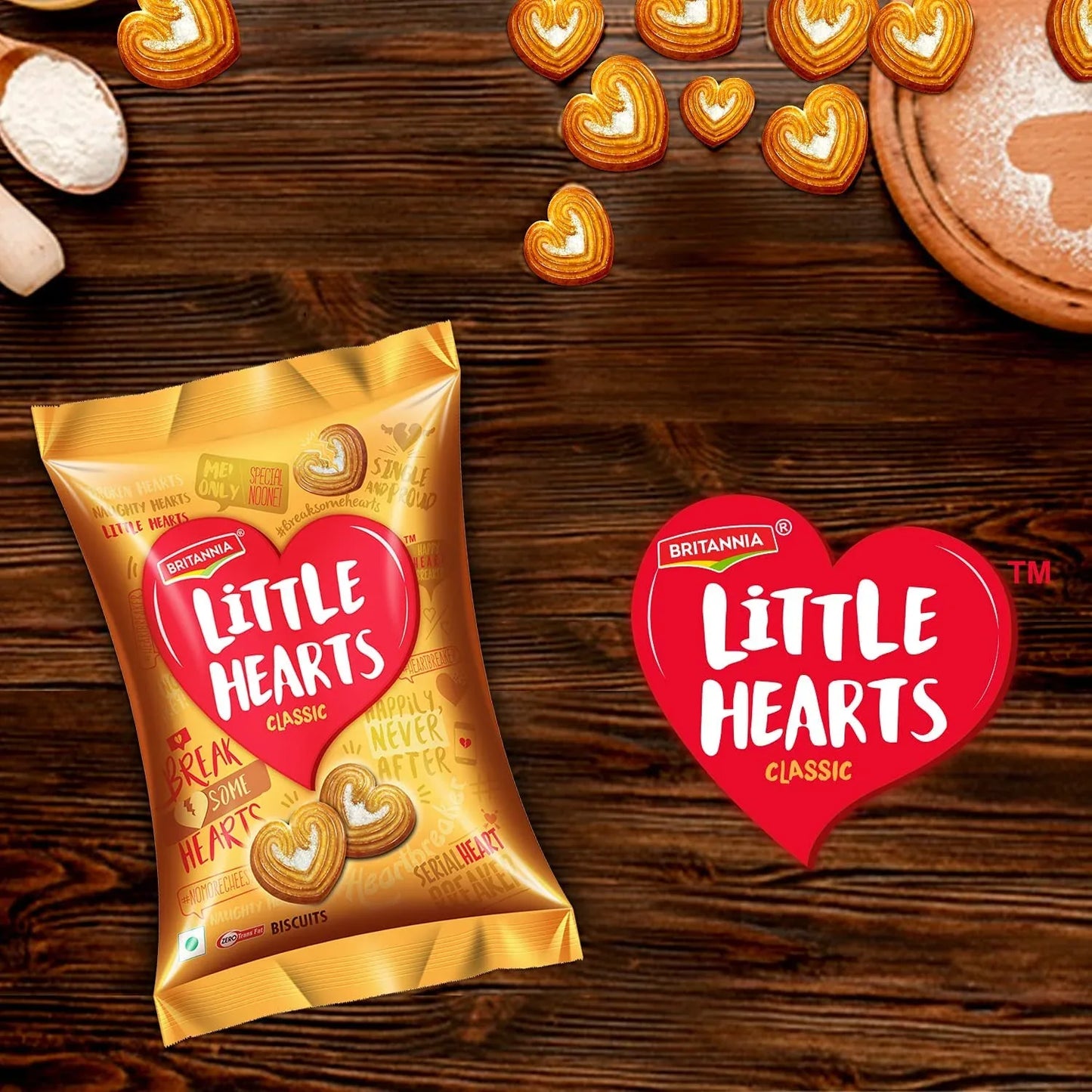 Britannia Little Hearts | 23g (Pack of 3)