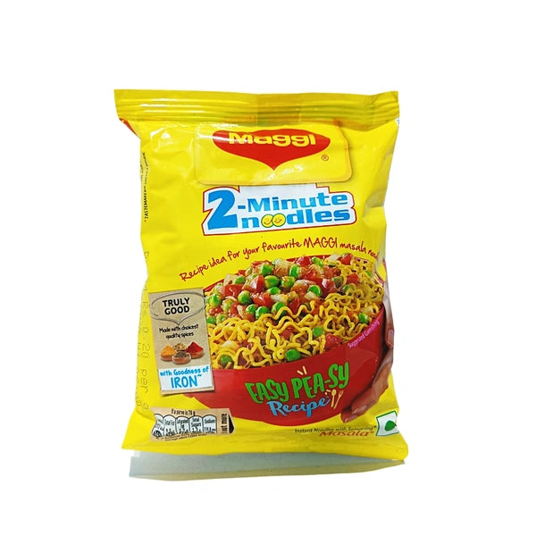 Maggi 2Min Easy Pea-sy Recipe Masala Noodles 2X70g |BB:MAR.2026