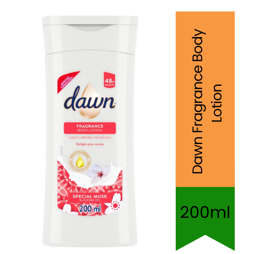 Dawn Fragrance Body Lotion (Special Musk & Jojoba Oil) - Premium Pure Deep Moisture Body Lotion for Dry Skin Care | Delivers All-Day Hydration & Rich Fragrance | South Africa | India Bazaar