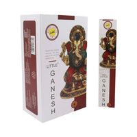 Sree Vani Little Ganesha Incense Sticks (Auspicious Puja Agarbatti) | Box Pack - Holy Spicy Herb Scent for Removers of Obstacles, Cleanses Home Energies | South Africa | India Bazaar