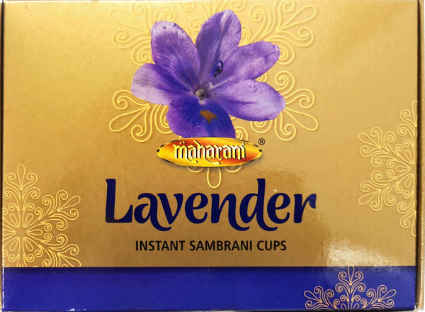 Maharani Lavender Instant Sambrani Cups