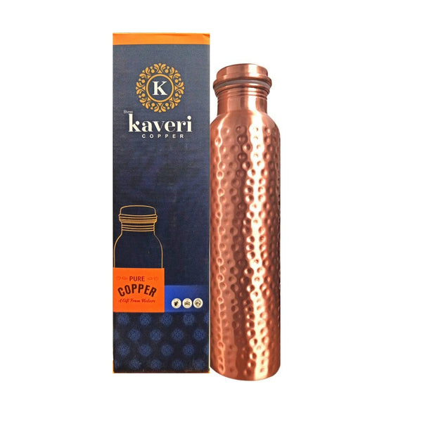 Sree Kaveri Copper Bottle Hammered 950ML