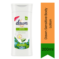 Dawn Sensitive Body Lotion (Aloe Vera & Avocado Oil) - Premium Pure Soothing Moisture Body Lotion for Sensitive Skin Care | Delivers Long-Lasting Hydration | South Africa | India Bazaar