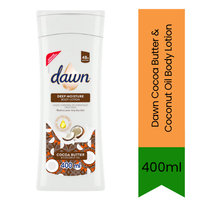 Dawn Deep Moisture  Body Lotion (Cocoa Butter & Coconut Oil) - Premium Pure Nourishing Body Lotion for Dry Skin | Delivers Deep Hydration & Radiant Skin | South Africa | India Bazaar