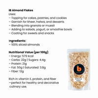 IB Almond Flakes 500g – Sliced Badam (Premium Nut Topping)