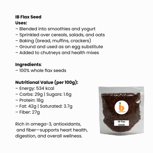 IB Flax Seeds