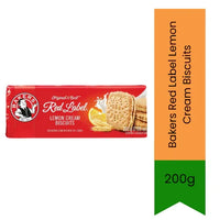 Bakers Red Label Lemon Cream Biscuits 200g