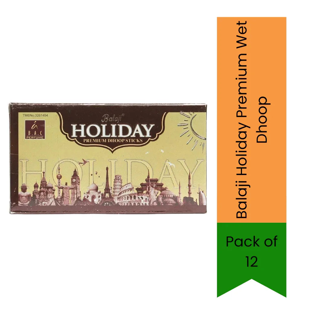 Balaji Holiday Premium Wet Incense / Wet Dhoop | Warm Sweet, Festive & Uplifting Fragrance | Soft Burning Long-Lasting Aroma | South Africa | India Bazaar