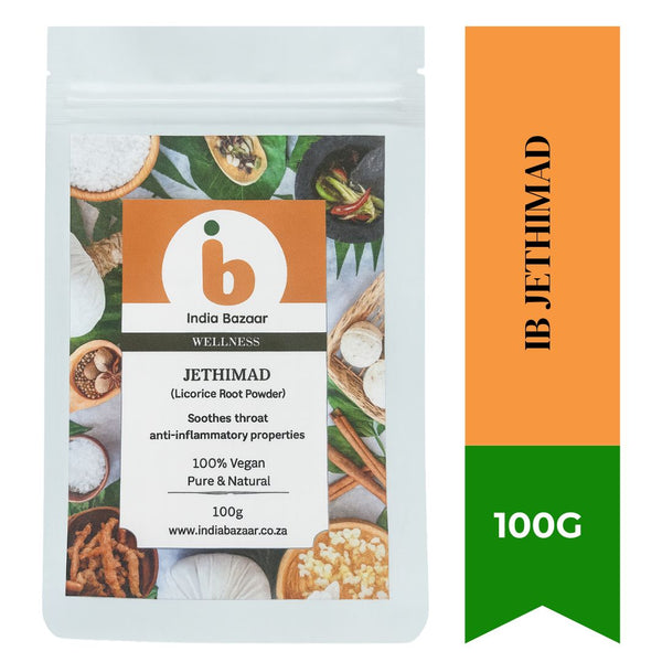 IB Exclusive Jethimad (Licorice Root) Powder – Natural Soothing Herb for Cough, Digestion & Immunity|BB:10.JUN.2026