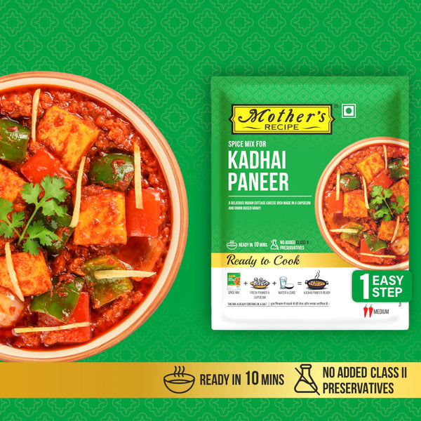 Mother's Recipe Kadhai Paneer Mix | 80g