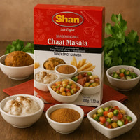 Shan Tangy Spice Seasoning / Chaat Masala 50g | Zesty, Sour, Salty & Lightly Spicy Blend | Snack, Fruit & Salad Enhancer | South Africa | India Bazaar