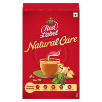 Brooke Bond Red Label Natural Care Tea (Ayurvedic Chai Blend) | 500g - Premium Loose Black Tea with Ashwagandha, Tulsi & Ginger for Daily Immunity Boost | South Africa | India Bazaar