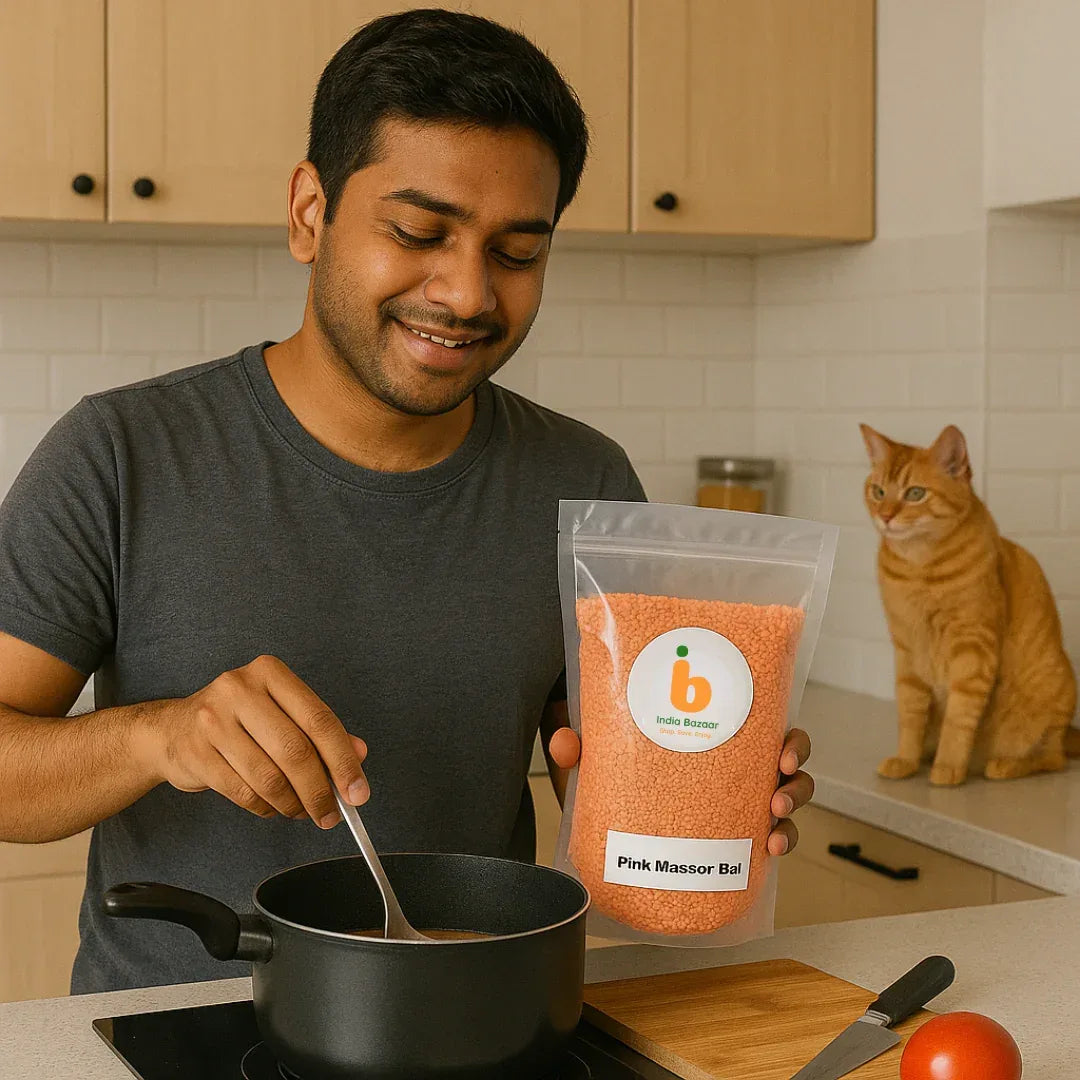 IB Red Lentils 1kg (Pink Masoor Dal) | Best Value, High Protein & Fast Cooking | Perfect for Soups, Curries & Meals | South Africa | India Bazaar