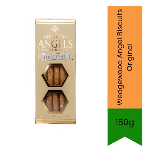 Wedgewood Angel Biscuits Original 150g | Light, Buttery & Melt-in-the-Mouth | Premium Tea-Time Biscuits | South Africa | India Bazaar