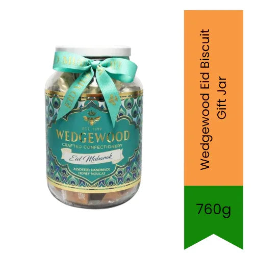 Wedgewood Biscuit Gift Jar 760g | Assorted Gourmet Biscuits | Buttery, Crunchy & Sweet Treats | Premium Gift Idea | South Africa | India Bazaar