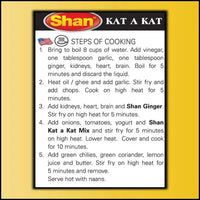 Shan Kat-a-Kat Curry Spice Mix (Kat-a-Kat Masala) | 50g - Street Style Dhaba Flavor, Zesty & Spicy | Best for Tawa Stir-Fry, Minced Meat & Fusion Cooking | South Africa | India Bazaar