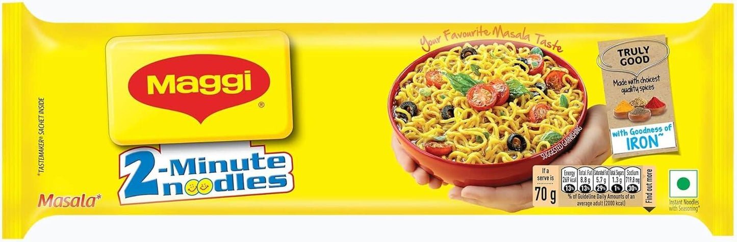 Maggi 2-Minute Instant Noodles - Masala| 560g - Pack Of 8