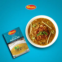 Shan Easy Cook Haleem Mix Slow-Cooked Meat & Lentil Stew | 300g - Thick Savoury & Spiced Porridge-Style Grain Mix, Quick Traditional Indian Meal Solution | South Africa | India Bazaar