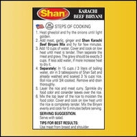 Shan Beef Biryani Spice Mix (Bade Ka Biryani Masala) | 60g - Rich Rice Dish Masala for Robust Beef & Mutton Biryani, Bold & Aromatic Feast Blend | South Africa | India Bazaar