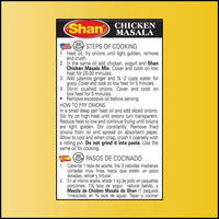 Shan Chicken Curry Spice Mix (Murgh Masala) | 50g - Classic Curry Masala for North Indian Chicken Gravy & Weekly Meal Prep, Rich Spicy Flavor | South Africa | India Bazaar