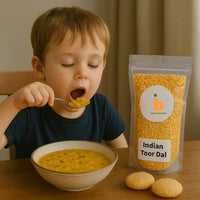 IB Split Pigeon Peas / Toor Dal 1kg | Protein-Rich Lentils for Soups, Stews, Curries & Pap | Mild, Nutty & Hearty | South Africa | India Bazaar