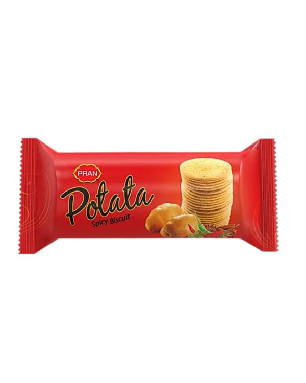 Pran Potato Spicy Biscuits 100g | BB:24.JUNE.2026