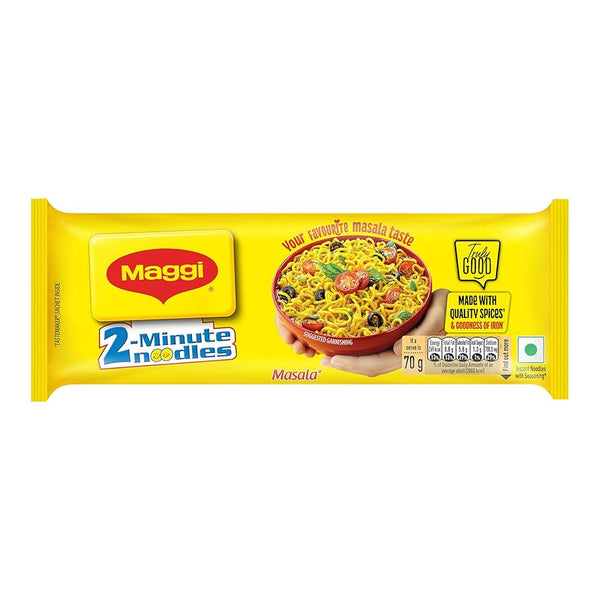 Maggi 2-Minute Noodles Truly Good – Made with Quality Spices & Goodness of Iron 420g(6 PACK)|BB:JAN.2026