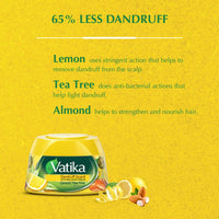 Dabur Vatika Dandruff Guard Hair Styling Cream | 140ml - Premium Pure Hair Cream for Scalp Protection, Dandruff Control & Styling | Delivers Smooth, Flake-Free Hair & Shine | South Africa | India Bazaar