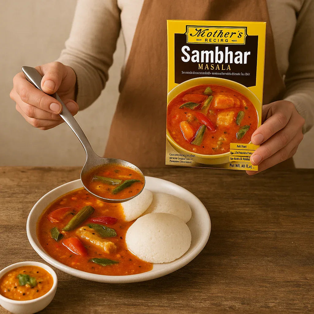 Mother's Recipe Sambar Masala | 50g, South Indian Spice Mix, Sambar Powder, Authentic Sambar Masala, Indian Seasoning, India Bazaar South Africa.