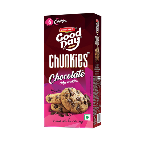 Britannia Good Day Chunkies Chocolate Chip Cookies 75g|BB:11.NOV.2026