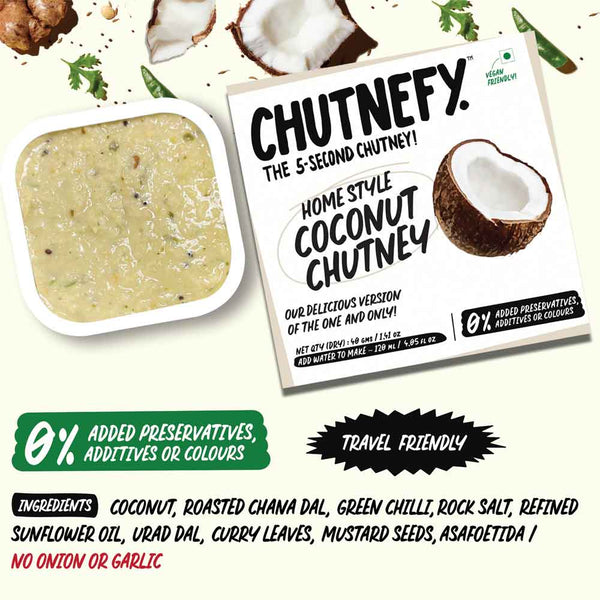 Chutnefy Coconut Chutney 40Gm