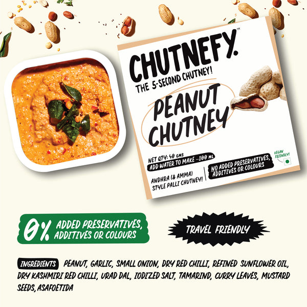 Chutnefy Andhra Style Peanut Chutney 40Gm