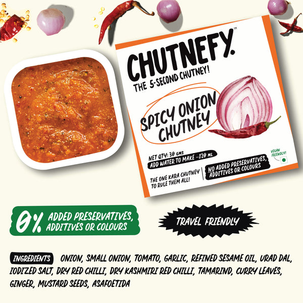Chutnefy Spicy Onion 30Gm
