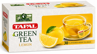 Tapal Green Tea Lemon (Nimbu Hari Chai) | 45g (30 Tea Bags) - Zesty Citrus Herbal Green Tea Infusion for Daily Detox & Refreshment | Delivers Tangy Aroma & Revitalizing Taste | South Africa | India Bazaar