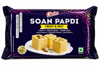 Charliee Premium Fruit and Nuts Soan Papdi (Handmade Dry Fruit Sweet) | 200g - Crunchy Layered Sugar Candy | Premium Mithai Infused with Almonds & Pistachios | South Africa | India Bazaar